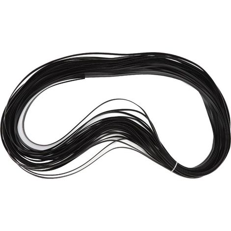 Kit de Réparation en Rotin Synthétique pour Meubles de Jardin - Chaises, Tables et Canapés - Noir (1/5)