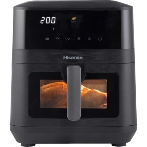 Hisense HAF2100DCD Unique 7,7 L 2100 W Friteuse d’air chaud Noir
