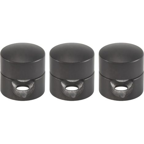 Paquet de 3 Crochets Plafond pour Suspension de Plafonnier Lampe DIY Noir Fixation Plafond (1/4)