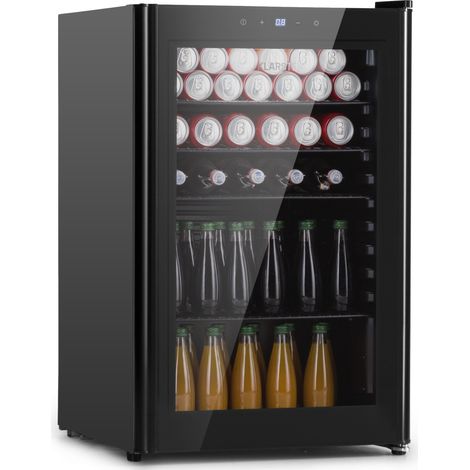 Klarstein Beercave 115 Nevera 115 L 4 estantes Puerta de cristal de triple aislamiento Panel táctil