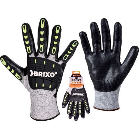 GUANTI ROCKY COTONE-TPR/NITRILE XL