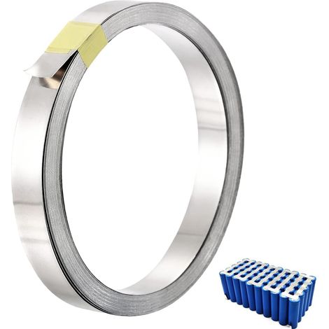 10M Bande de Nickel 0,15 X 8 Mm, Plaque Nickel Bande Ruban, Ruban en Nickel (1/5)