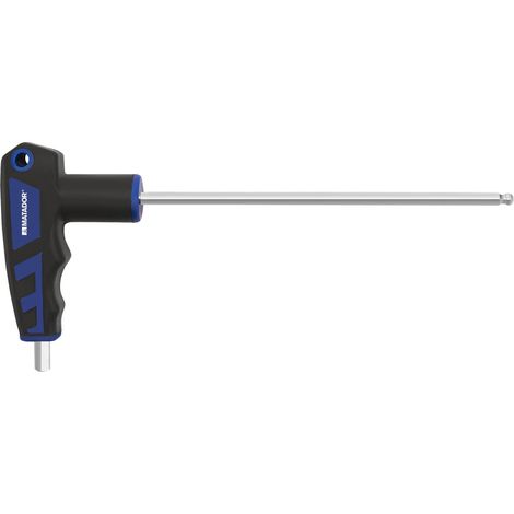 Matador 2 K – Chiave a brugola con impugnatura a T, esagonale, 4 mm, 0445 0040