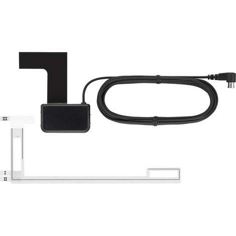 Antenne Dab - 1 Unité - Film Adhésif - Amplificateur Intégré - Véhicule Compatible Dab/Dab+ - Noir (1/2)