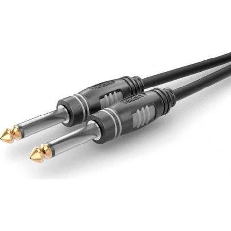 Câble de raccordement Sommer Cable HBA-6M-0090 Jack audio [1x Jack mâle 6,3 mm (mono) - 1x Jack mâle 6,3 mm (mono)] 0.9