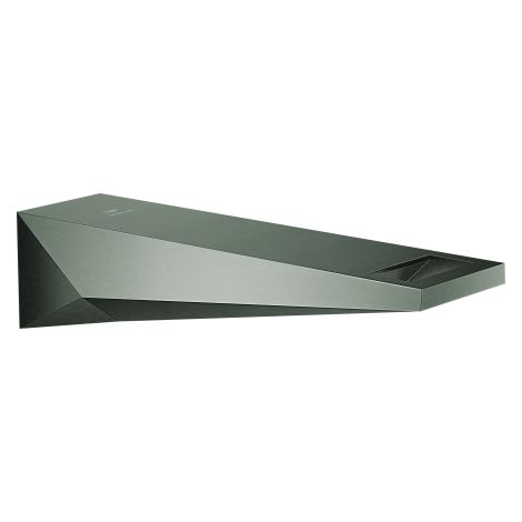 GROHE Wanneneinlauf Allure Brilliant 13485, Wandmontage, Ausladung 161 mm, hard graphite gebürstet (1/4)