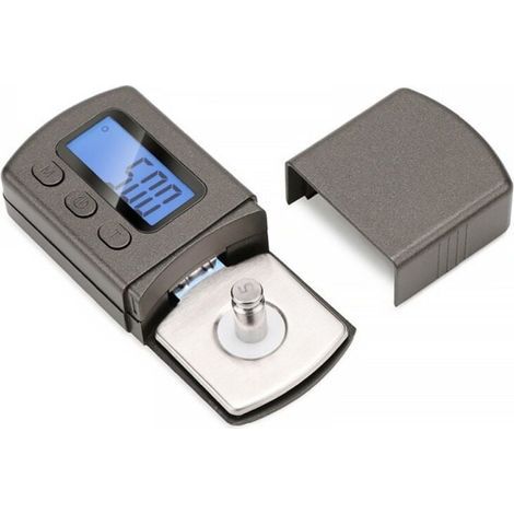 Compteur de pression d’aiguille pour tourne-disque en vinyle 5g/0.01g, mini balance électronique à bijoux avec rétroéclairage LCD (1/4)