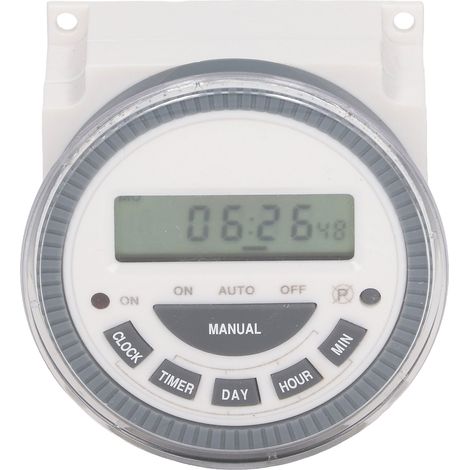 Interrupteur horaire haute précision AC200-250V, contact normalement ouvert et fermé, avec batterie intégrée, modèle TM619 5P, temporisateur programmable (1/5)