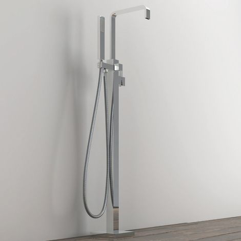 Gruppo vasca 006 rubinetto incasso pavimento vasche free standing ottone (1/2)