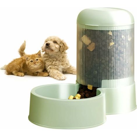 Automatischer Futterautomat für Katzen und Hunde, Futterautomat für kleine und große Hunde und Katzen (1/5)