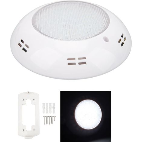 Lumières de Piscine LED 18W AC12V Étanches IP68 Anti-Pression en ABS PC pour Piscines Lumière Blanche-KZQ