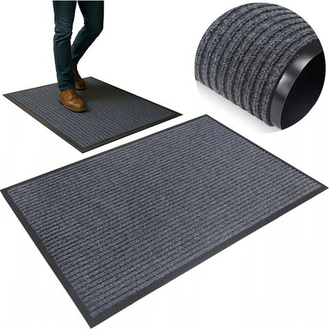 STRADO Fußmatte für Schuhe, Eingangsmatte aus Gummi, 60 x 90 cm, dick, XL