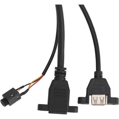 Prise multimédia Socket multimédia en aluminium alliage USB HD VGA 3.5 mm Sound RJ45 Pobite murale du réseau video piece (1/5)
