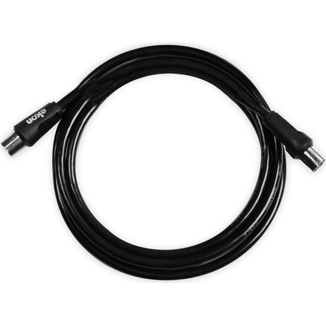 EKON Cavo Antenna Coassiale Maschio -  Femmina Nero (1/2)