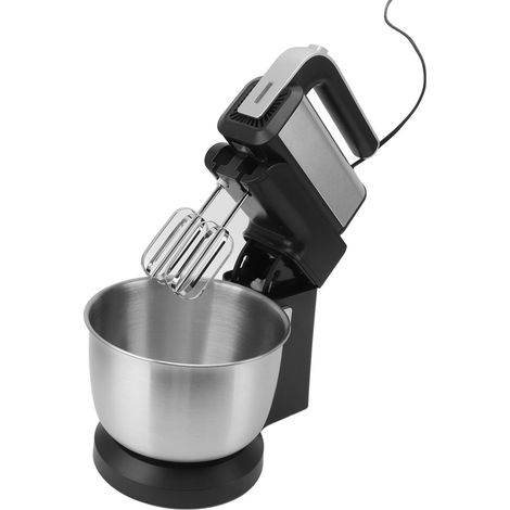 Robot pâtissier électrique 500 W, capacité 3 L, en acier inoxydable, pour la préparation des pâtes et des garnitures, prise européenne 220 V. (1/5)