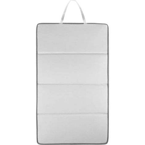 Tapis de repassage pliable 60 x 40 cm – Planche et tapis de repassage de table résistant à la chaleur – Léger et portable – Pour vêtements maison hôtel dortoir et voyage – Gris (1/5)