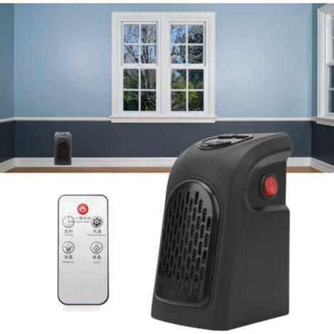 Petit chauffage uniforme chauffage silencieux LED 400W ABS et PTC avec minuterie chauffage électrique Portable pour chambre prise ue 200-240V (1/4)