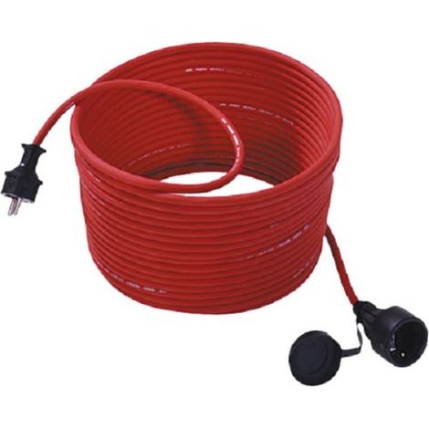 Bachmann 343.373 prolunga elettrica rosso vivo 15m