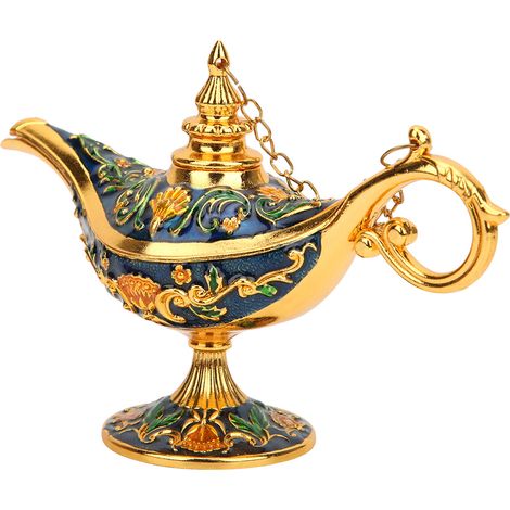 Lampe à Souhaits Artisanale en Alliage de Zinc, Placage Électrolytique, Style Rétro Européen, Cadeau Décoratif pour Maison (1/5)