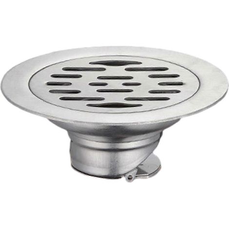 Siphon de sol, drain d'égout, anti-odeurs, anti-refoulement, bonde de piscine, couvercle de crépine de douche, couvercle pour évier de cuisine ou de buanderie-11.8x5cm Single