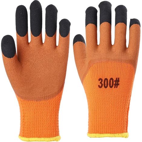 10 paires de gants de travail d'hiver imperméables, gants antidérapants isolés thermiquement, gants de travail d'hiver en plein air (1/2)