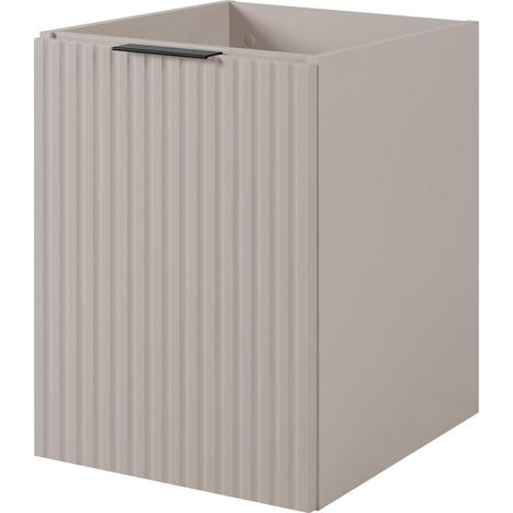 Mobile da bagno, Cashmere + maniglia nera, 40 x 57 x 46 cm (1/5)