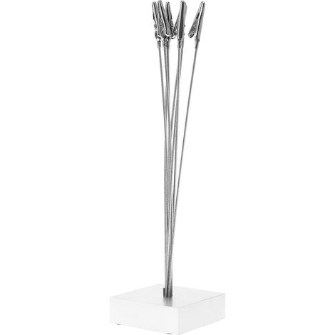 Support pour cadre photo, pince numéro de table de mariage, support photo, pince pour cartes photo, pince réservée-Silver