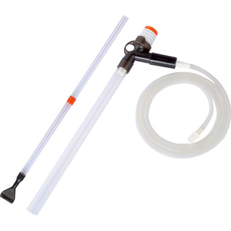 Changeur d'eau pour aquarium et aspirateur manuel, outil de lavage du sable pour le nettoyage et l'élimination des débris et des déchets, pompe de drainage