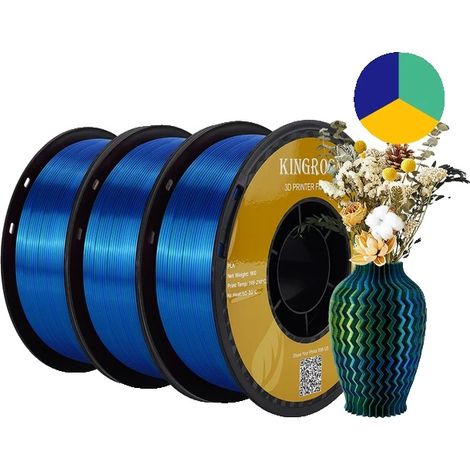 3D-Druckfilament, PLA-Material, 1-kg-Spule, D-3KG (1/2)