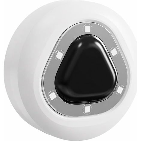 Lampe Stérilisatrice UV pour Toilettes, Lampe de Stérilisation UV Portable, Veilleuse LED Étanche avec Détecteur de Mouvement, Rechargeable par USB, pour Armoire, Salle de Bain (1/5)