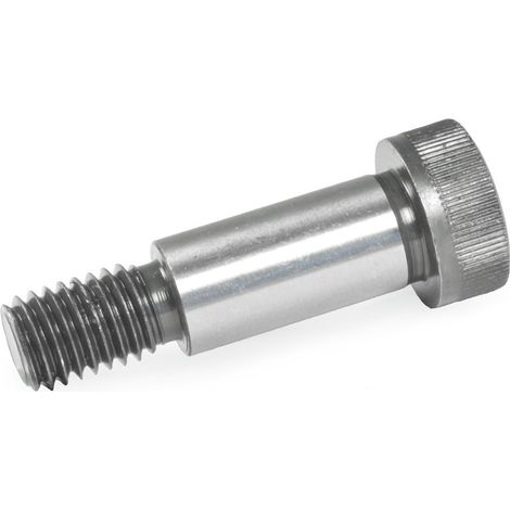 Ganter Norm elementi – Pass viti con Bund, Argento, 15 pezzi, argento, ISO 7379-16-M12-40 (1/2)
