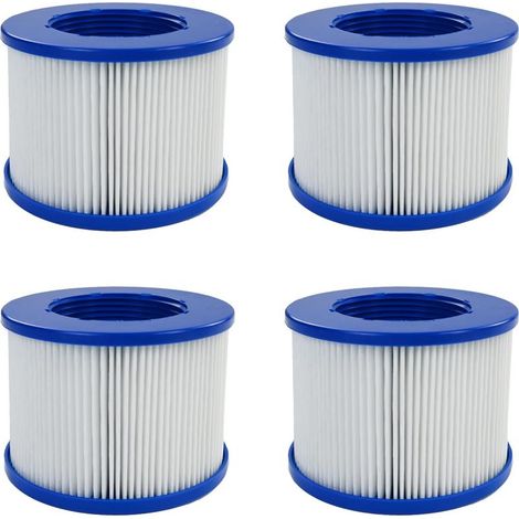 Cartouches et visser pour filtrations en spa RELXTIME/ALEKO/Wejoy Aquaspa/Co-z/Wave/CleverSpa - Cartouches filetées pour spas et piscines massage (paquet de 4) (1/5)