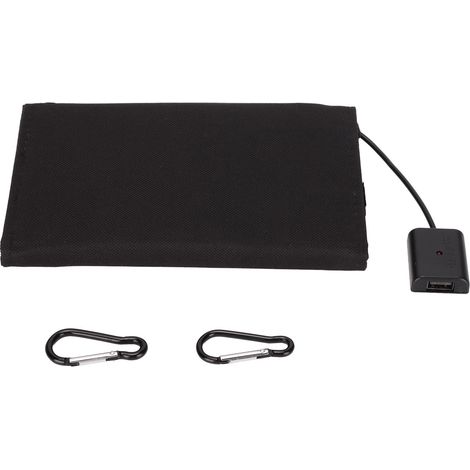 10-W-tragbares Solarpanel, faltbares USB-Solarladegerät für Notfälle im Freien (1/5)