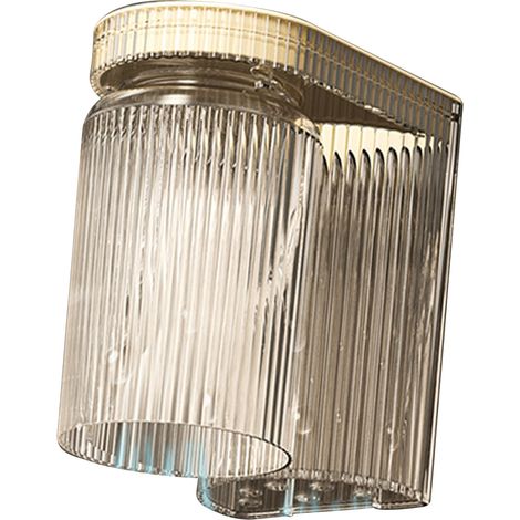 Porte-brosse-dents mural PET PP sans perçage range-tout dentifrice verre lavabo beige plurifonction gain de place (1/4)
