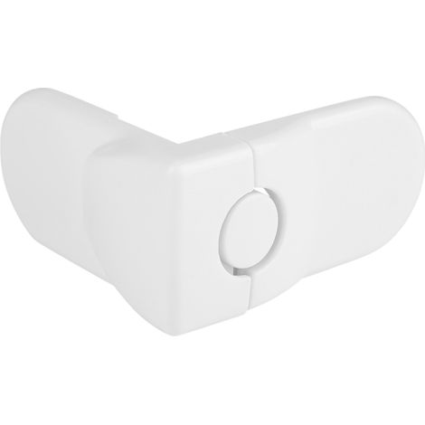Serratura di sicurezza multifunzionale per cassetti Jeffergarden, per angolo destro dell'armadio, protezione per bambini e neonati (bianca). (1/5)