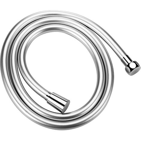 Universal-Brauseschlauch 1,50 m mit Verdrehschutz, flexibler Brauseschlauch mit Verdrehschutz, inkl. Dichtungsring, verchromt