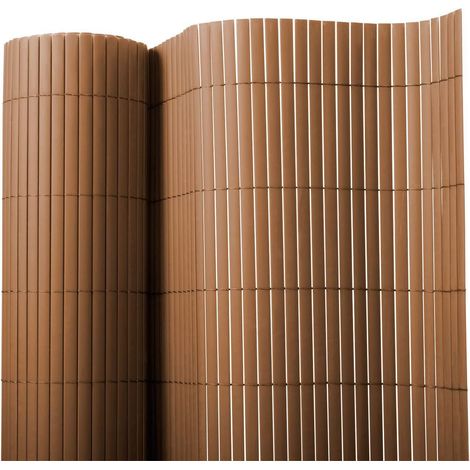 Casa Pura – Canisse brise-vue en PVC 120 x 300 cm – Traitement anti-UV – Imputrescible et résistant aux intempéries – Pour balcon, jardin, terrasse