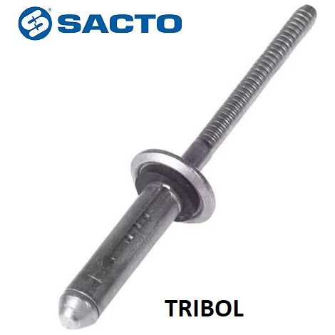 SACTO RIVETTI TRIBOL RIVETTO FOTOVOLTAICO TUTTO ALLUMINIO CON RONDELLA NEOPRENE