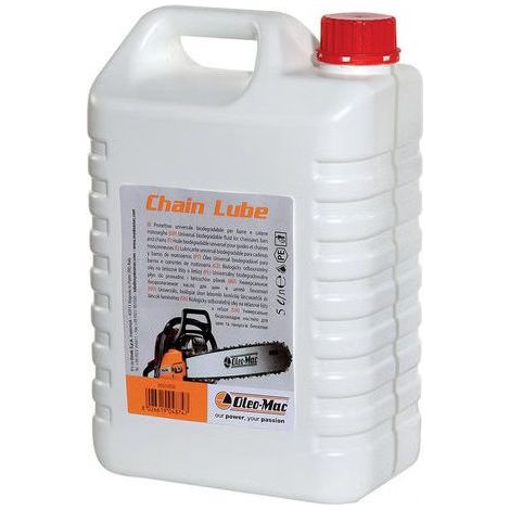 Olio protettivo bio barra e catena motosega ORIGINALE OLEOMAC tanica da 5L