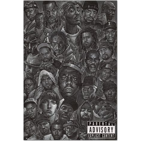 Poster hip hop all stars