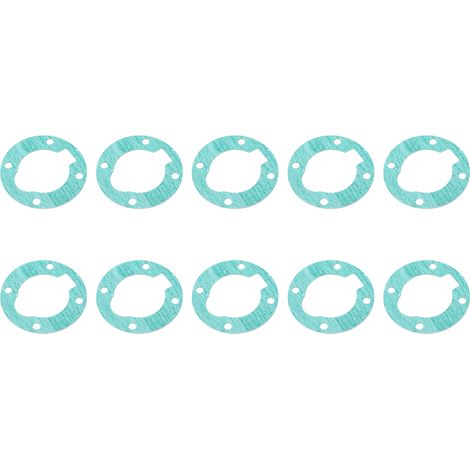 Lot de 10 joints en papier amiante pour compresseur d'air, compatibles avec les cylindres de 65 mm (0,6/0,9/12,5 kg) et les pompes. Accessoires inclus. (1/5)
