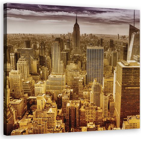 Tableau déco Panorama New York 60x60 (1/5)
