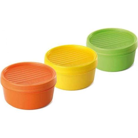 Porte-fruits hermétique couvercle à vis sans Bpa 0,5Lt plastique assorti Tatay (1/4)