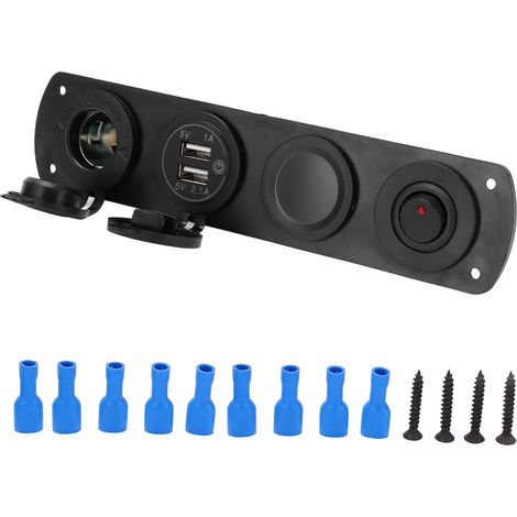 Paire de housses d'accoudoirs de siège auto en cuir synthétique, remplacement intérieur pour Ford F250 1999-2007, noir (1/5)