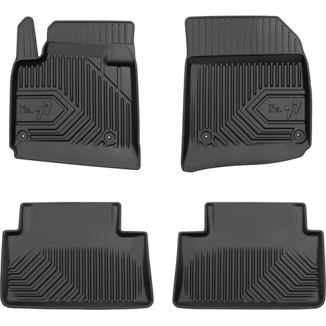 Tapis de Sol de Voiture pour Citroen C5 II 2008-2017 TPE Antidérapant Noir 4Pcs (1/5)