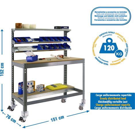 Simonrack SIMONWORK MOBILE BT1 1500 banco da lavoro grigio legno