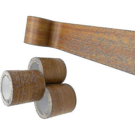 5 m Rolle realistisches Reparaturklebeband in Holzoptik für Wohnmöbel Decora-Braun