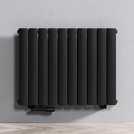 Mai & Mai Radiateur à Eau Chaude Mural Chauffage Central 60x77 cm Radiateur Gris Noir Vertical en Acier Double Couche FV (1/5)