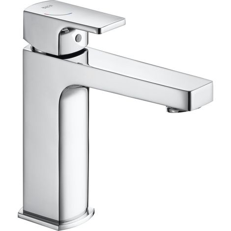 ROCA A5A3C01C00 L90C Grifo Monomando Lavabo Mezzo Liso Desagüe Clic Clac con Cromo - ref: A5A3C01C00