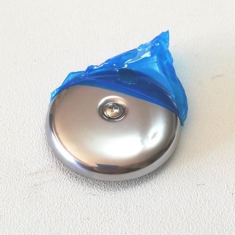 Tappo in ottone da 1/2 con rosone cromato (1/2)